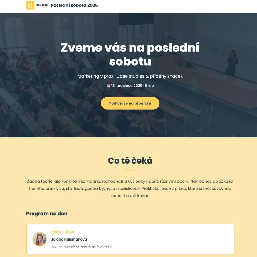 Poslední sobota Digisemestru – registrace