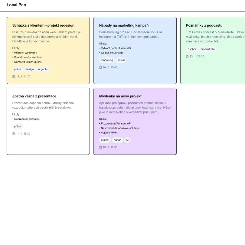LocalPen – lokální klon Audiopenu