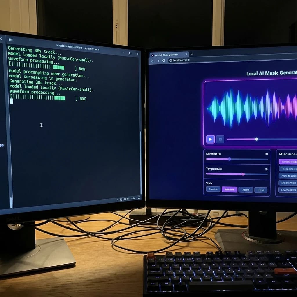 Lokální Suno.ai – generování hudby na vlastním HW