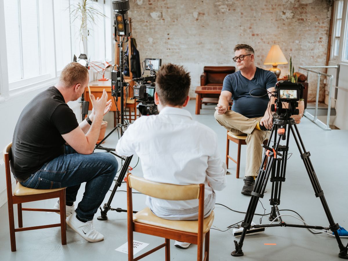 Natáčení s Markem Ritsonem v Londýně pro Making a Marketer 2. Marketing